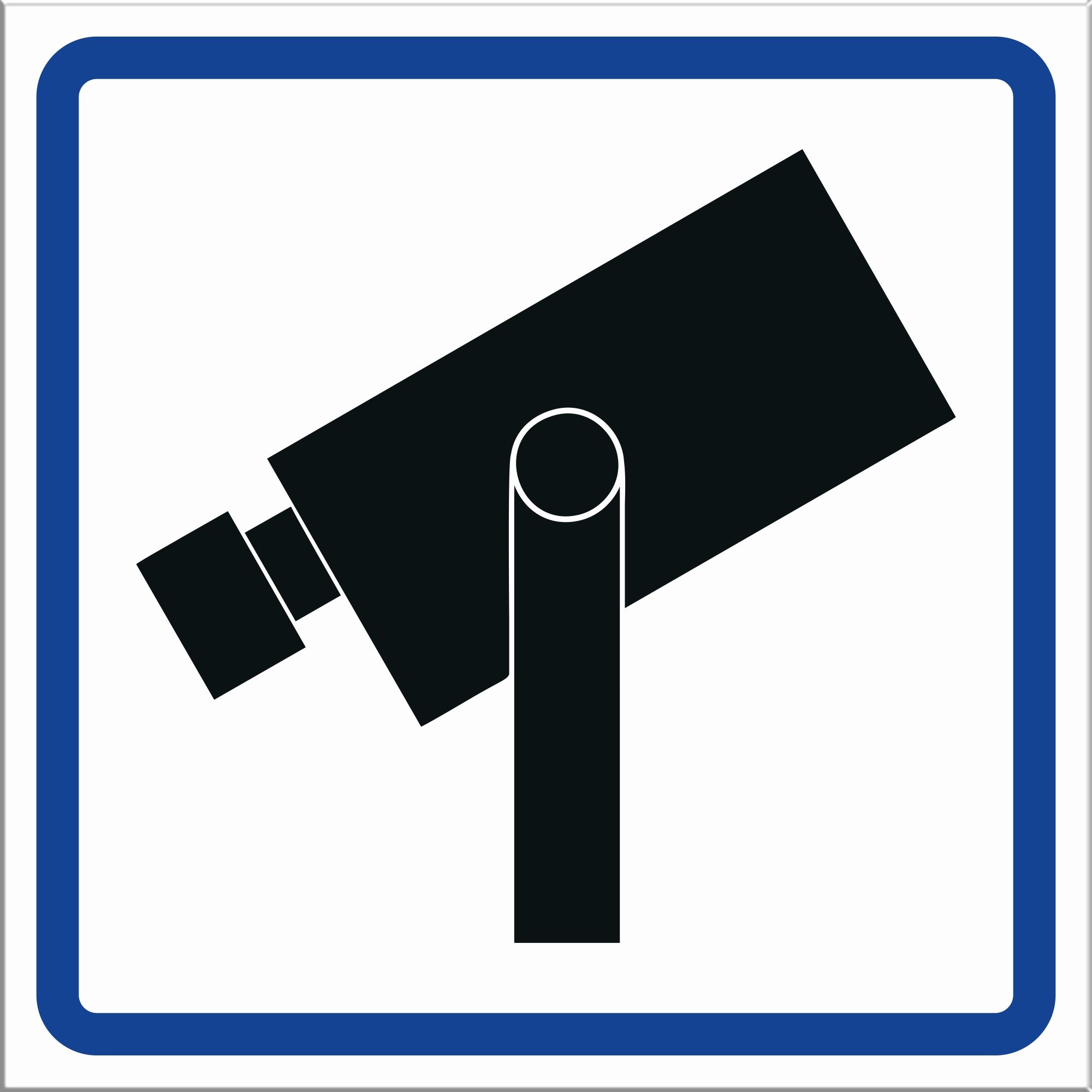 Skylt: kamerabevakning